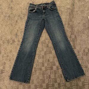 Vigoss Women's Classic Boot Cut Jeans - Dark Blue